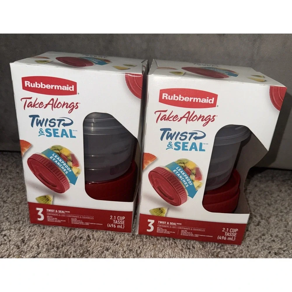 Rubbermaid sets takealongs